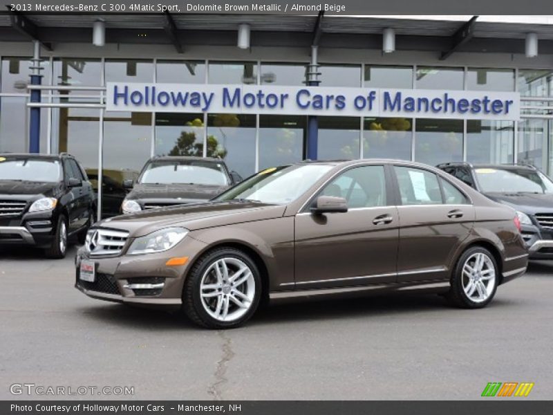 Dolomite Brown Metallic / Almond Beige 2013 Mercedes-Benz C 300 4Matic Sport