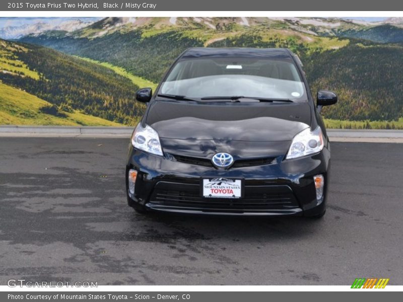 Black / Misty Gray 2015 Toyota Prius Two Hybrid