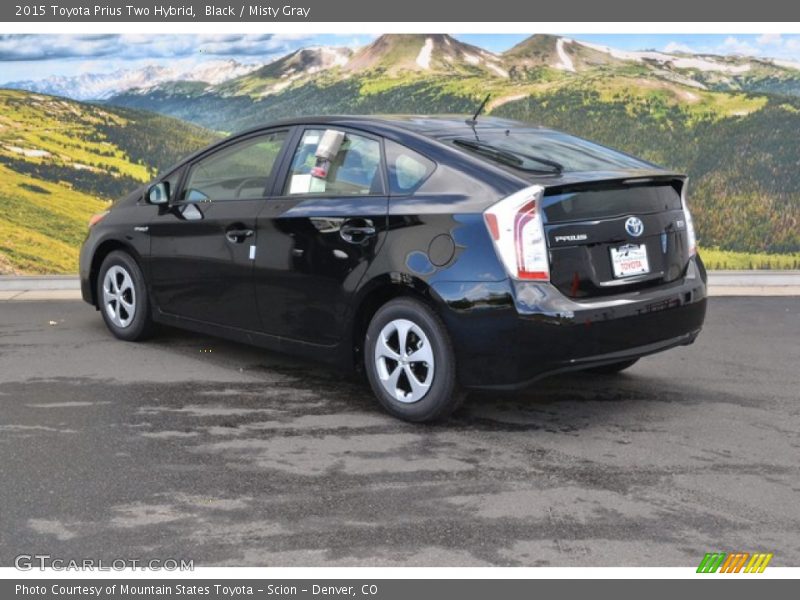 Black / Misty Gray 2015 Toyota Prius Two Hybrid