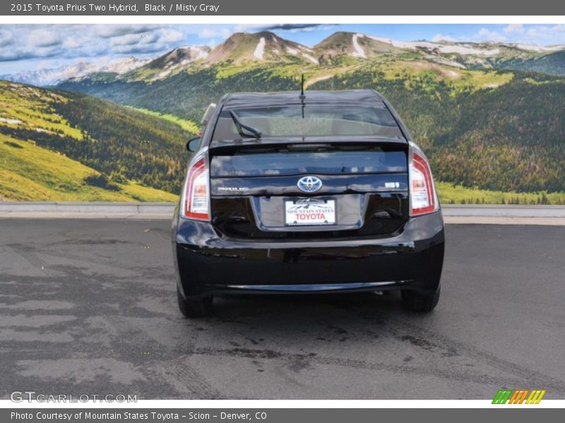 Black / Misty Gray 2015 Toyota Prius Two Hybrid