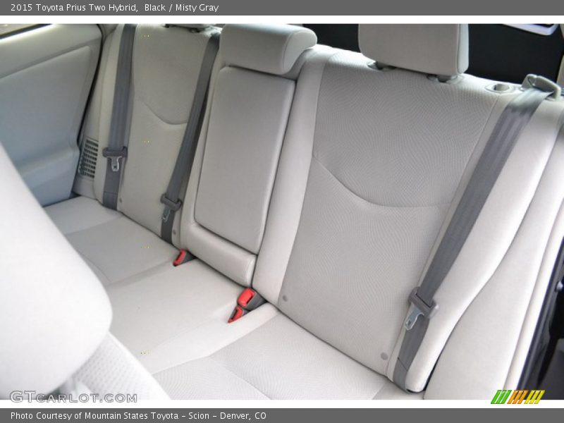 Rear Seat of 2015 Prius Two Hybrid