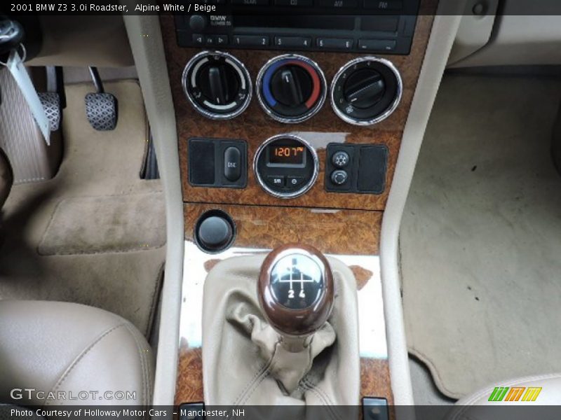 Controls of 2001 Z3 3.0i Roadster