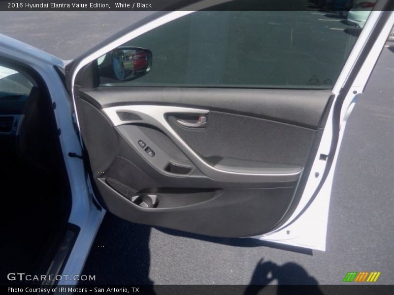 White / Black 2016 Hyundai Elantra Value Edition
