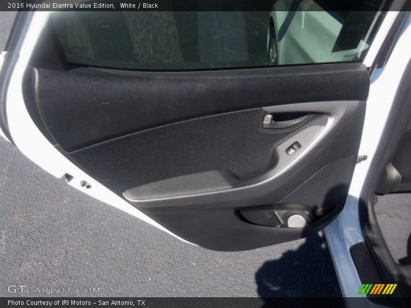 White / Black 2016 Hyundai Elantra Value Edition