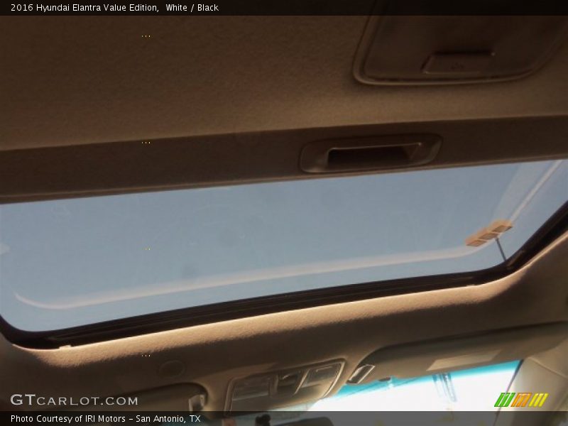 White / Black 2016 Hyundai Elantra Value Edition