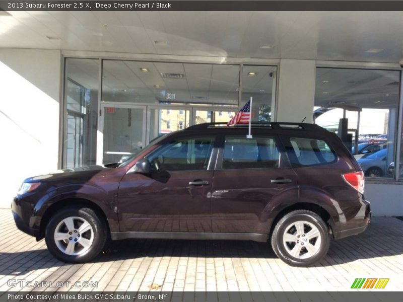 Deep Cherry Pearl / Black 2013 Subaru Forester 2.5 X