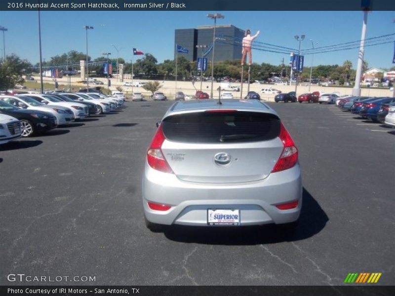 Ironman Silver / Black 2016 Hyundai Accent Sport Hatchback
