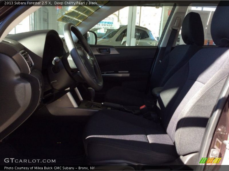 Deep Cherry Pearl / Black 2013 Subaru Forester 2.5 X