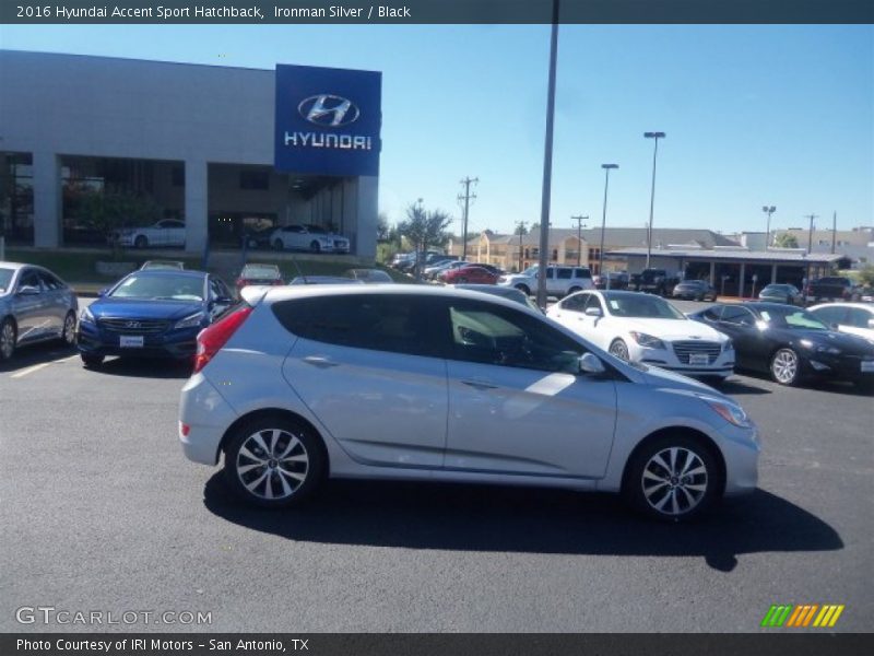 Ironman Silver / Black 2016 Hyundai Accent Sport Hatchback
