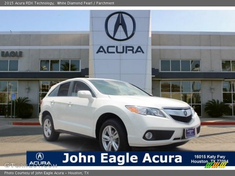 White Diamond Pearl / Parchment 2015 Acura RDX Technology