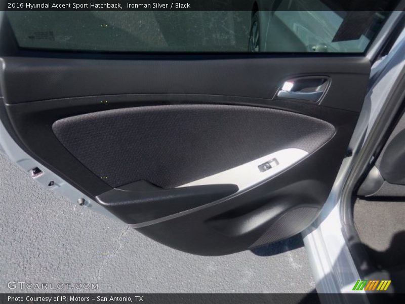 Ironman Silver / Black 2016 Hyundai Accent Sport Hatchback
