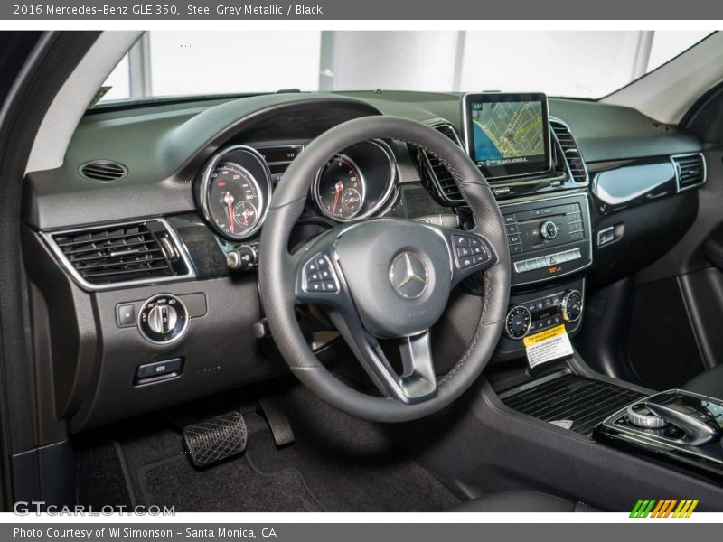 Steel Grey Metallic / Black 2016 Mercedes-Benz GLE 350
