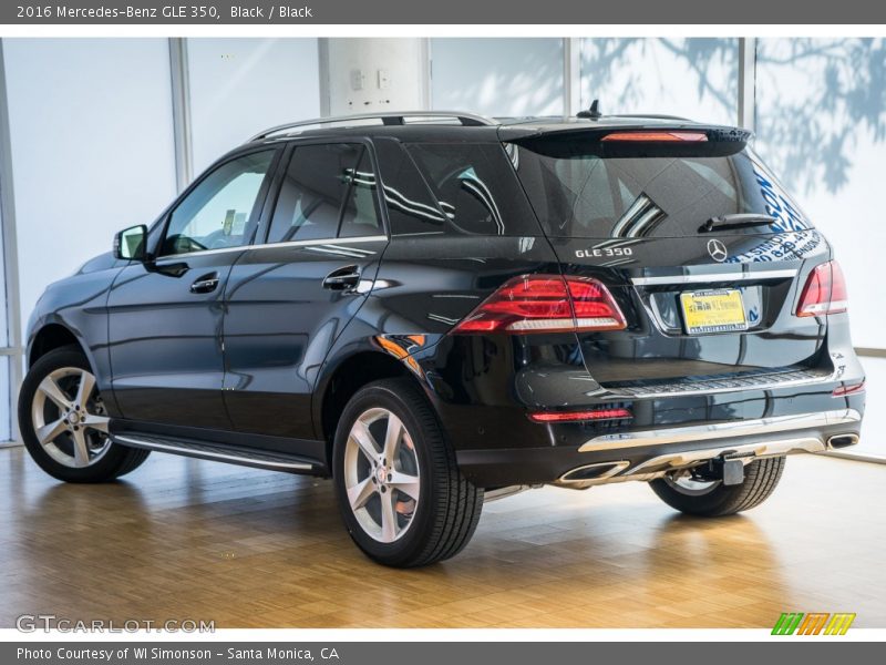 Black / Black 2016 Mercedes-Benz GLE 350