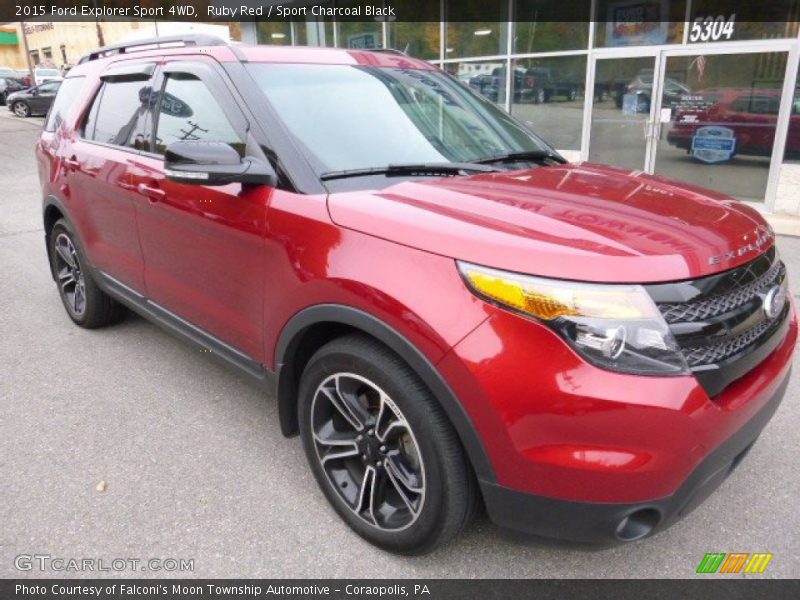 Ruby Red / Sport Charcoal Black 2015 Ford Explorer Sport 4WD