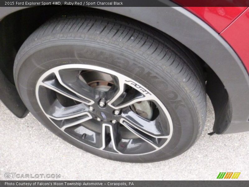 Ruby Red / Sport Charcoal Black 2015 Ford Explorer Sport 4WD