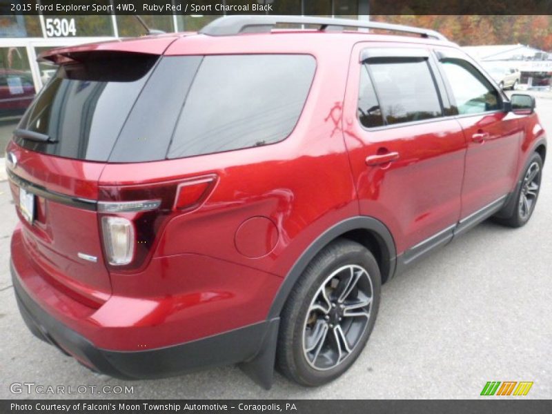 Ruby Red / Sport Charcoal Black 2015 Ford Explorer Sport 4WD