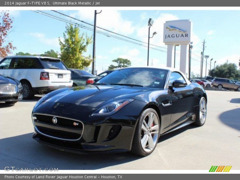 Ultimate Black Metallic / Jet 2014 Jaguar F-TYPE V8 S