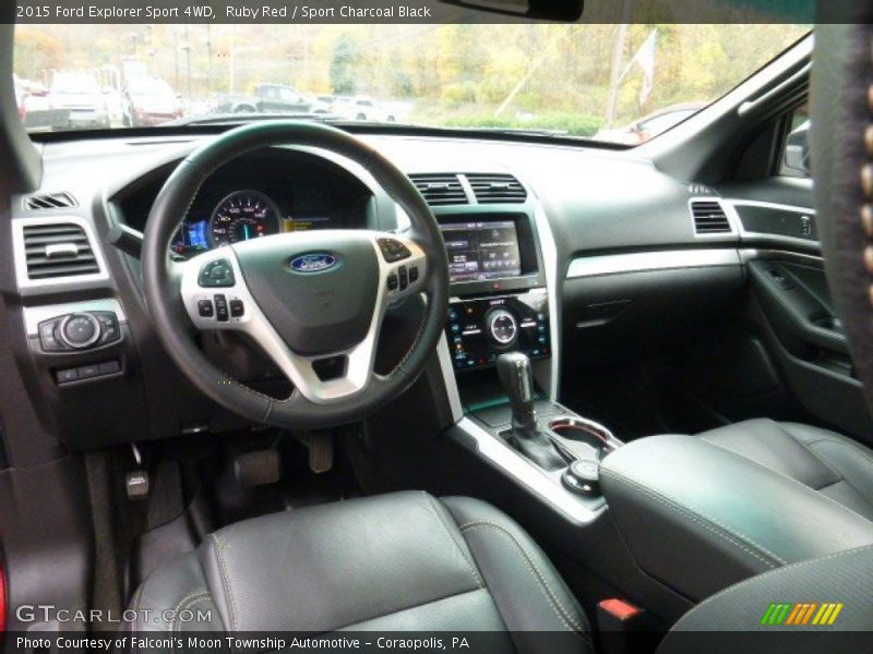 Ruby Red / Sport Charcoal Black 2015 Ford Explorer Sport 4WD