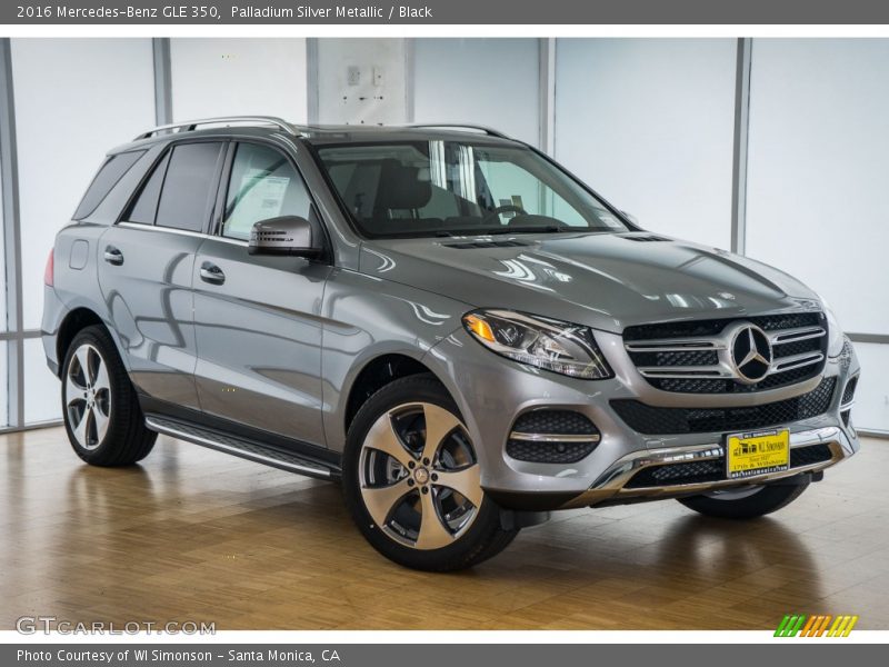 Palladium Silver Metallic / Black 2016 Mercedes-Benz GLE 350