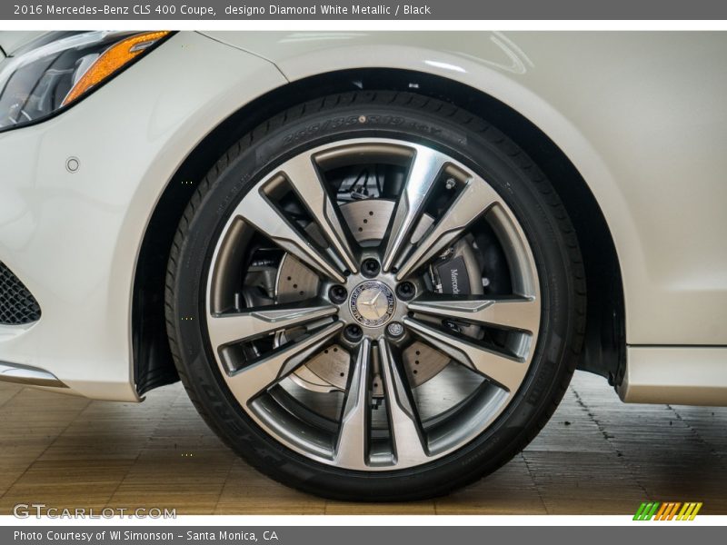 designo Diamond White Metallic / Black 2016 Mercedes-Benz CLS 400 Coupe