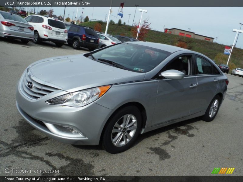 Radiant Silver / Gray 2013 Hyundai Sonata GLS