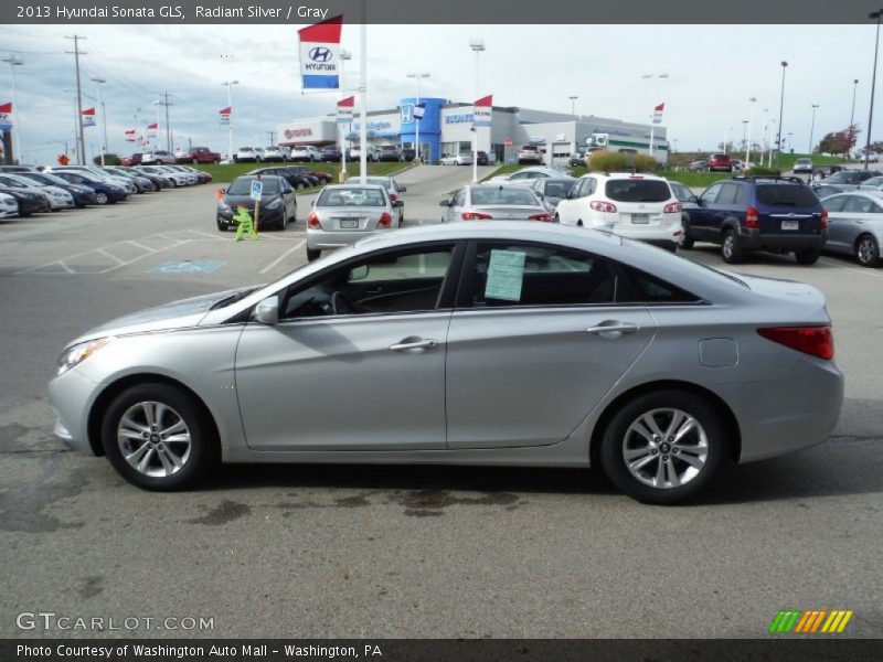 Radiant Silver / Gray 2013 Hyundai Sonata GLS