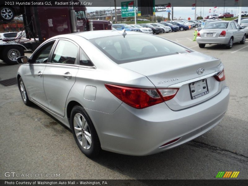 Radiant Silver / Gray 2013 Hyundai Sonata GLS
