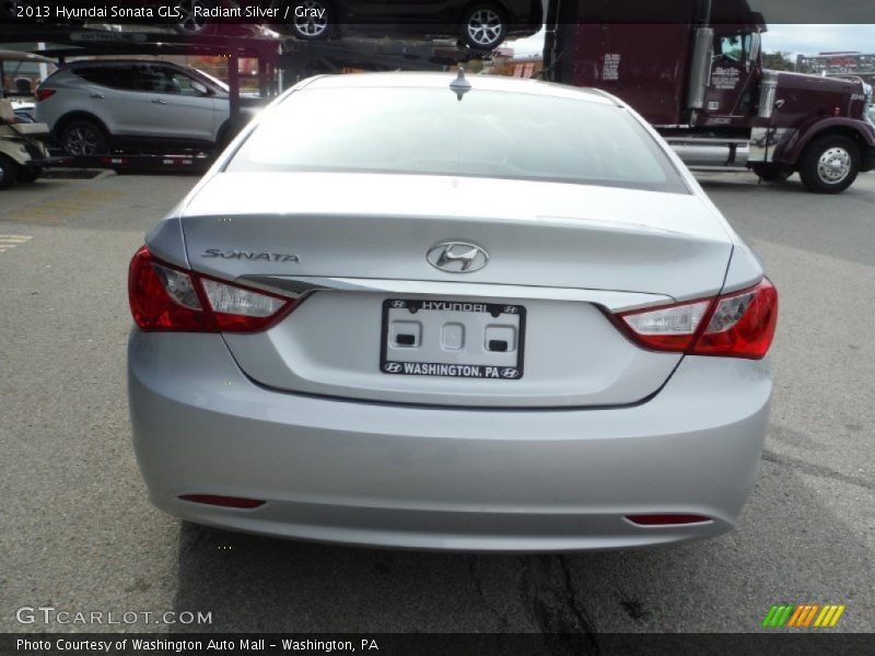 Radiant Silver / Gray 2013 Hyundai Sonata GLS