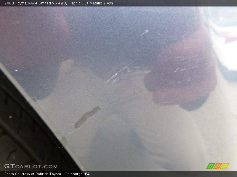 Pacific Blue Metallic / Ash 2008 Toyota RAV4 Limited V6 4WD