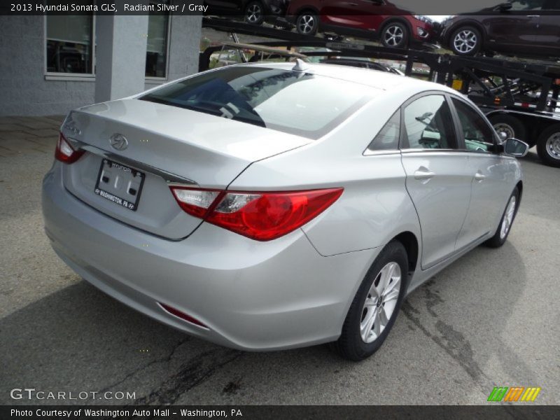Radiant Silver / Gray 2013 Hyundai Sonata GLS