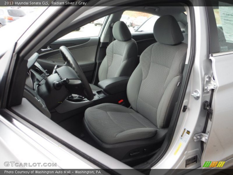 Radiant Silver / Gray 2013 Hyundai Sonata GLS