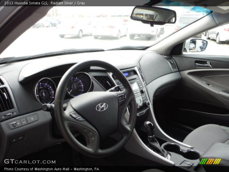 Radiant Silver / Gray 2013 Hyundai Sonata GLS