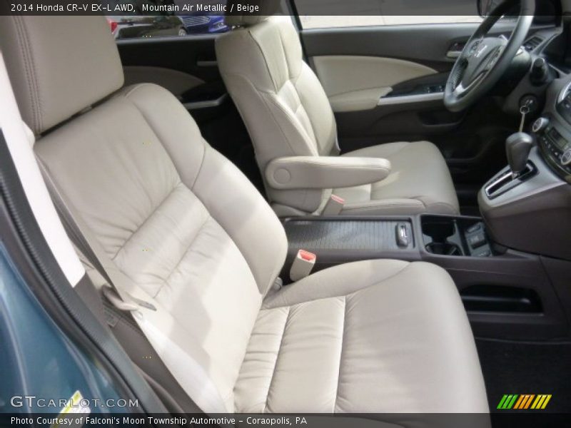 Mountain Air Metallic / Beige 2014 Honda CR-V EX-L AWD