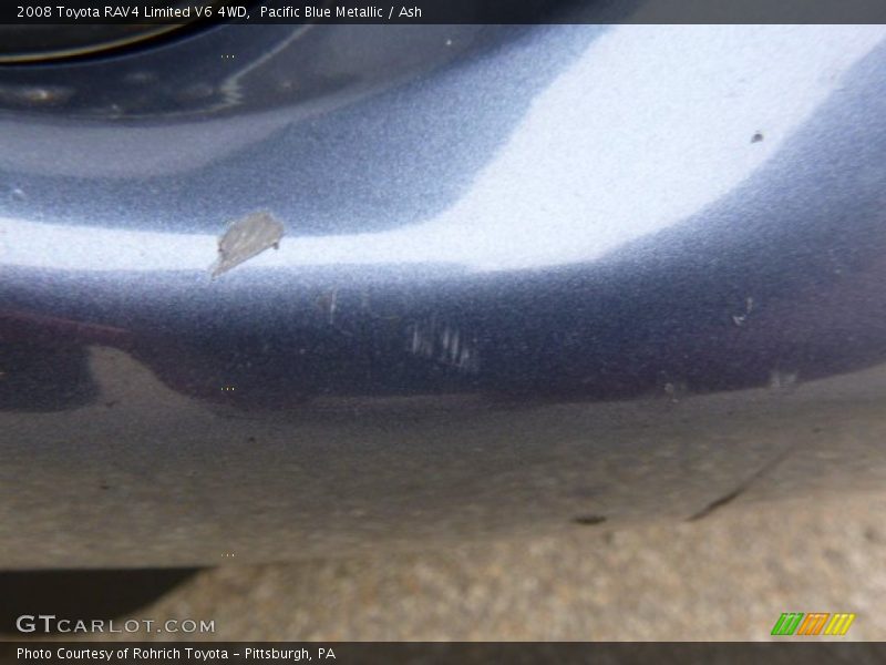 Pacific Blue Metallic / Ash 2008 Toyota RAV4 Limited V6 4WD