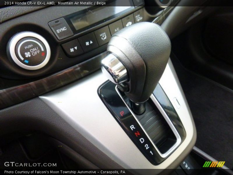 Mountain Air Metallic / Beige 2014 Honda CR-V EX-L AWD