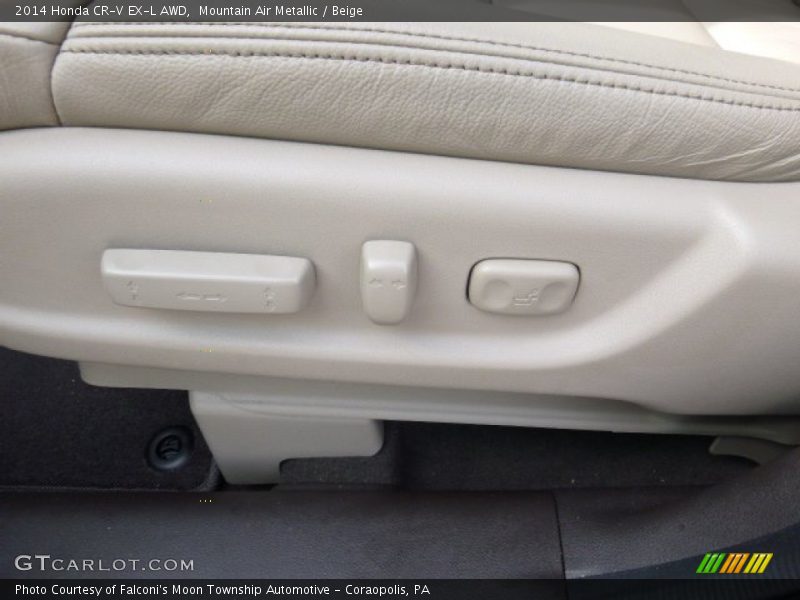 Mountain Air Metallic / Beige 2014 Honda CR-V EX-L AWD