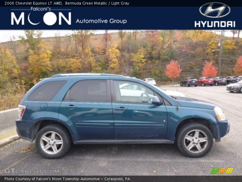 Bermuda Green Metallic / Light Gray 2006 Chevrolet Equinox LT AWD