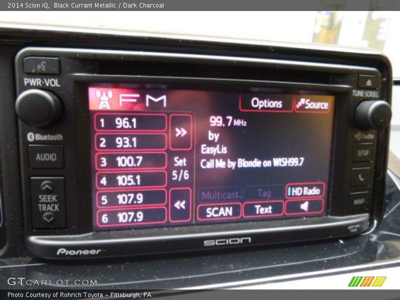 Black Currant Metallic / Dark Charcoal 2014 Scion iQ