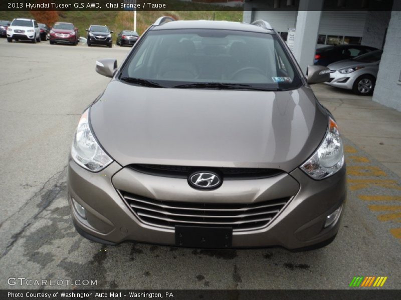 Chai Bronze / Taupe 2013 Hyundai Tucson GLS AWD