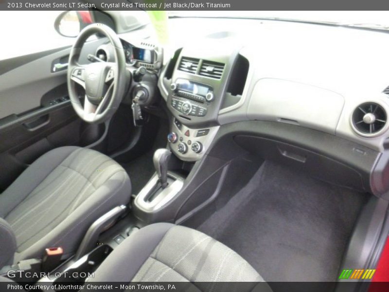 Crystal Red Tintcoat / Jet Black/Dark Titanium 2013 Chevrolet Sonic LT Sedan