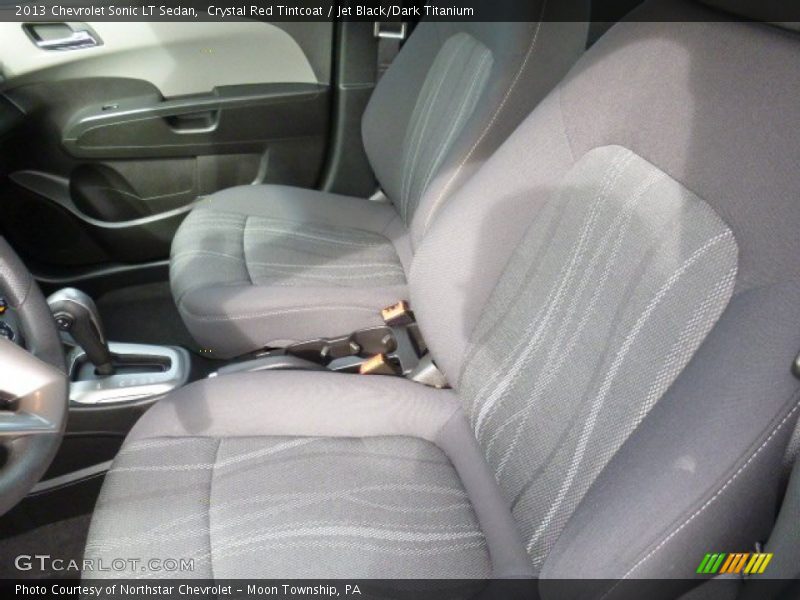 Crystal Red Tintcoat / Jet Black/Dark Titanium 2013 Chevrolet Sonic LT Sedan