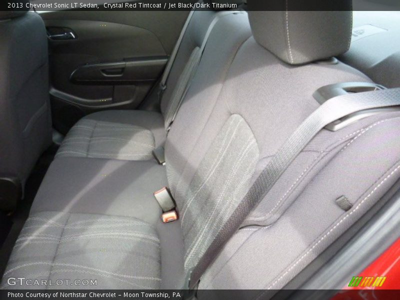 Crystal Red Tintcoat / Jet Black/Dark Titanium 2013 Chevrolet Sonic LT Sedan