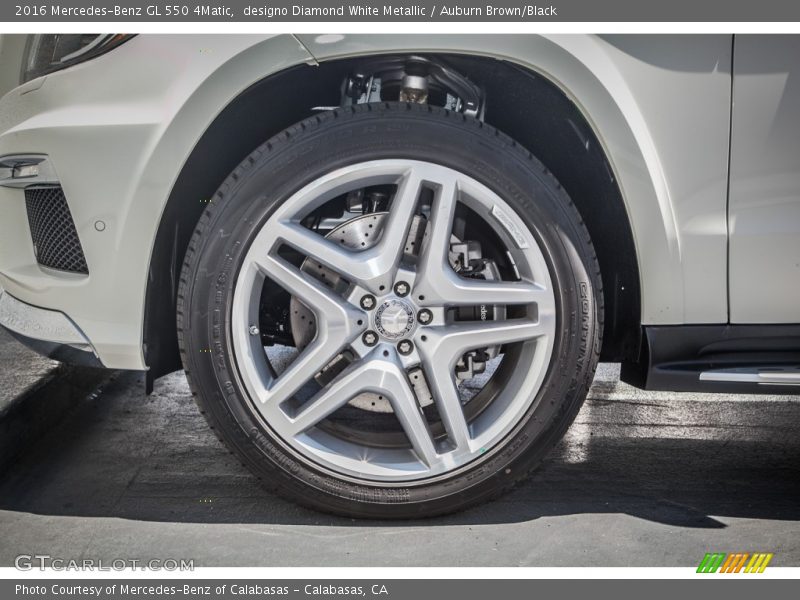 designo Diamond White Metallic / Auburn Brown/Black 2016 Mercedes-Benz GL 550 4Matic