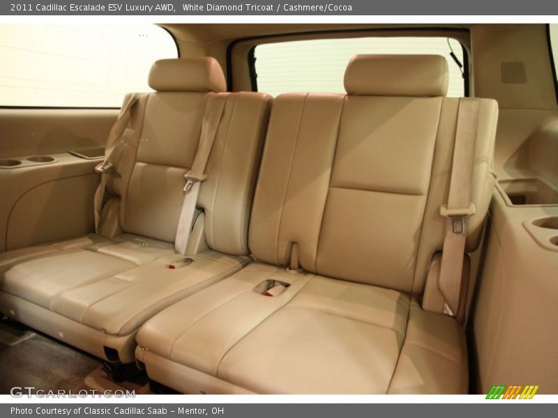 Rear Seat of 2011 Escalade ESV Luxury AWD
