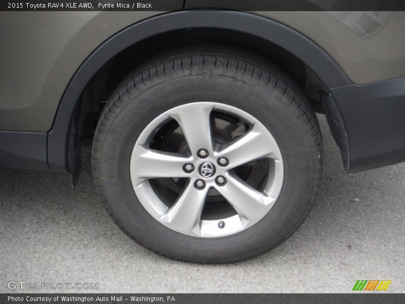Pyrite Mica / Black 2015 Toyota RAV4 XLE AWD