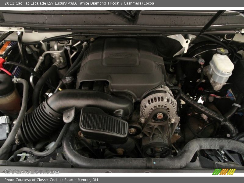  2011 Escalade ESV Luxury AWD Engine - 6.2 Liter OHV 16-Valve VVT Flex-Fuel V8