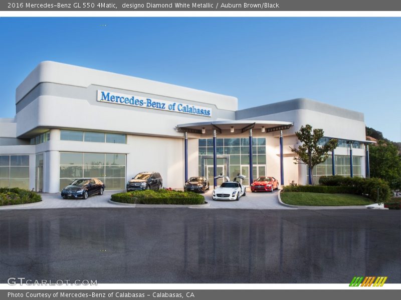 designo Diamond White Metallic / Auburn Brown/Black 2016 Mercedes-Benz GL 550 4Matic