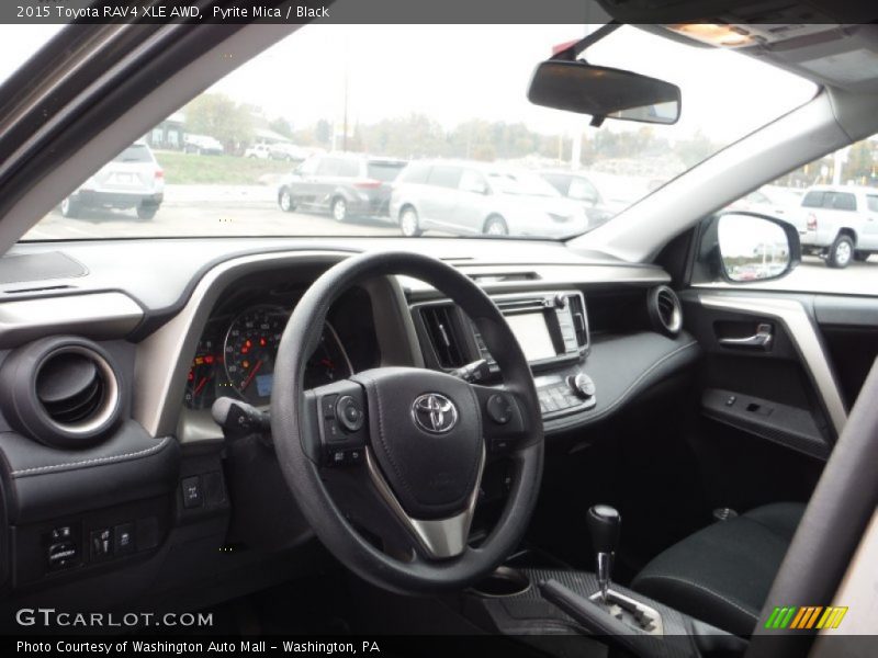 Pyrite Mica / Black 2015 Toyota RAV4 XLE AWD