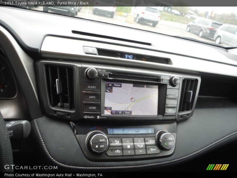 Pyrite Mica / Black 2015 Toyota RAV4 XLE AWD