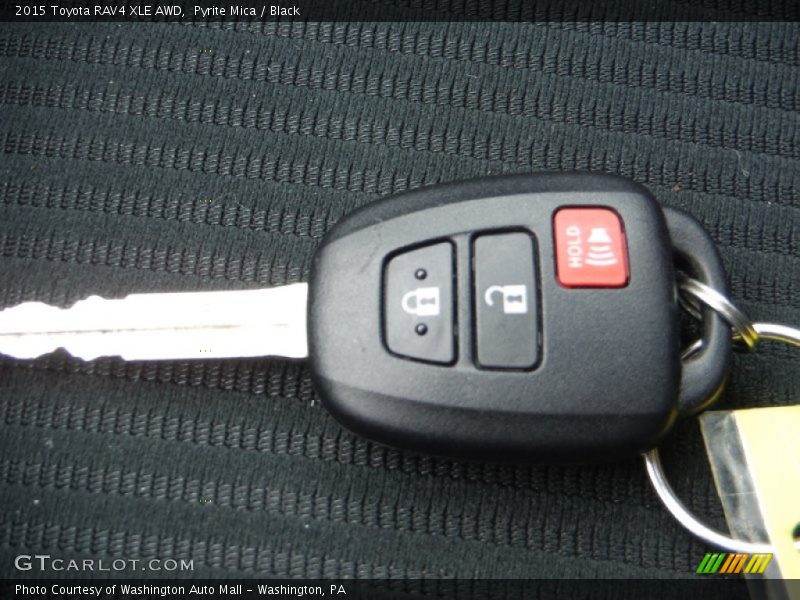Pyrite Mica / Black 2015 Toyota RAV4 XLE AWD